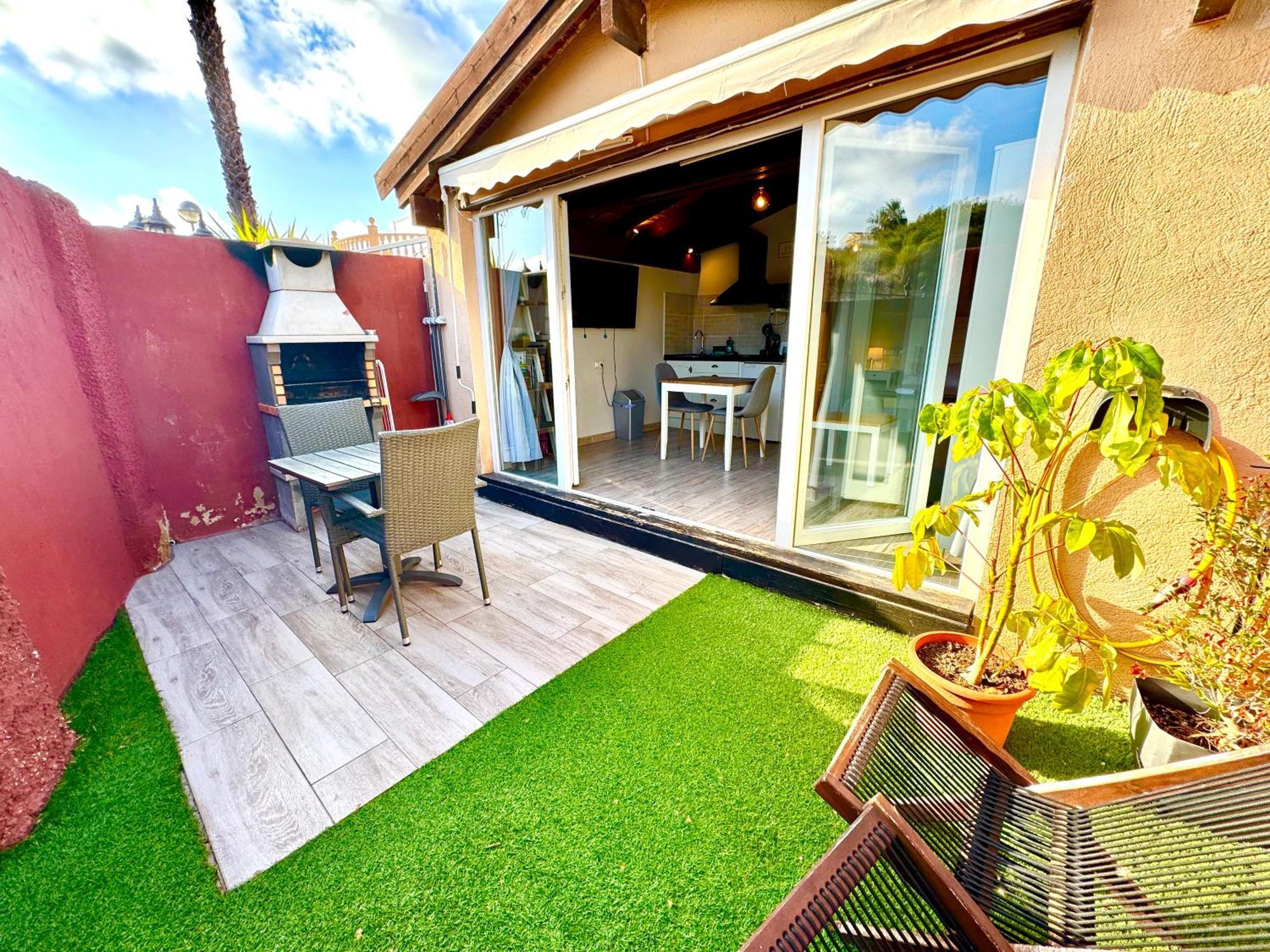 3 Casita-Estudio Con Jardin En La Playa Puerto Marino Kültér fotó