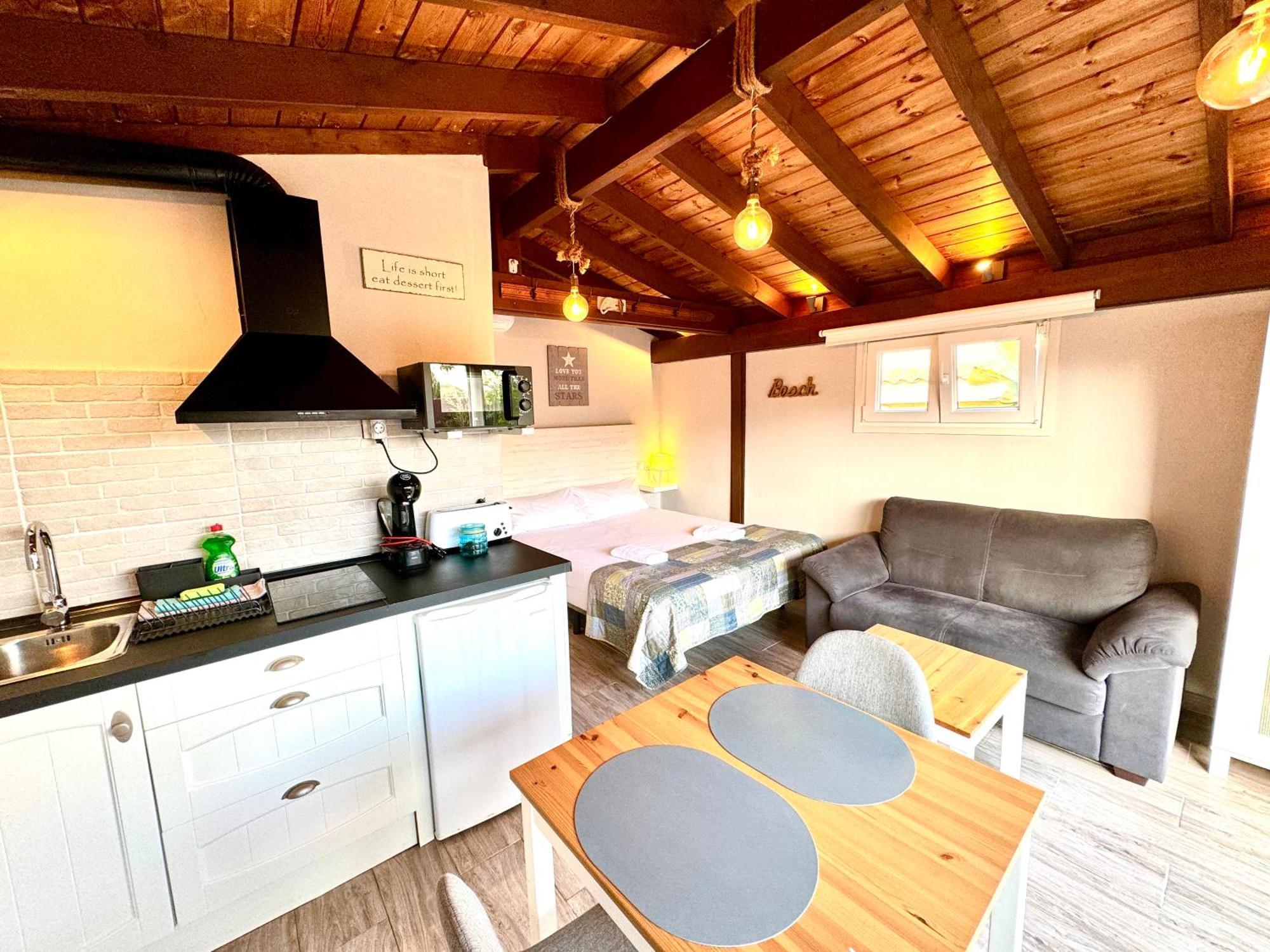 3 Casita-Estudio Con Jardin En La Playa Puerto Marino Kültér fotó