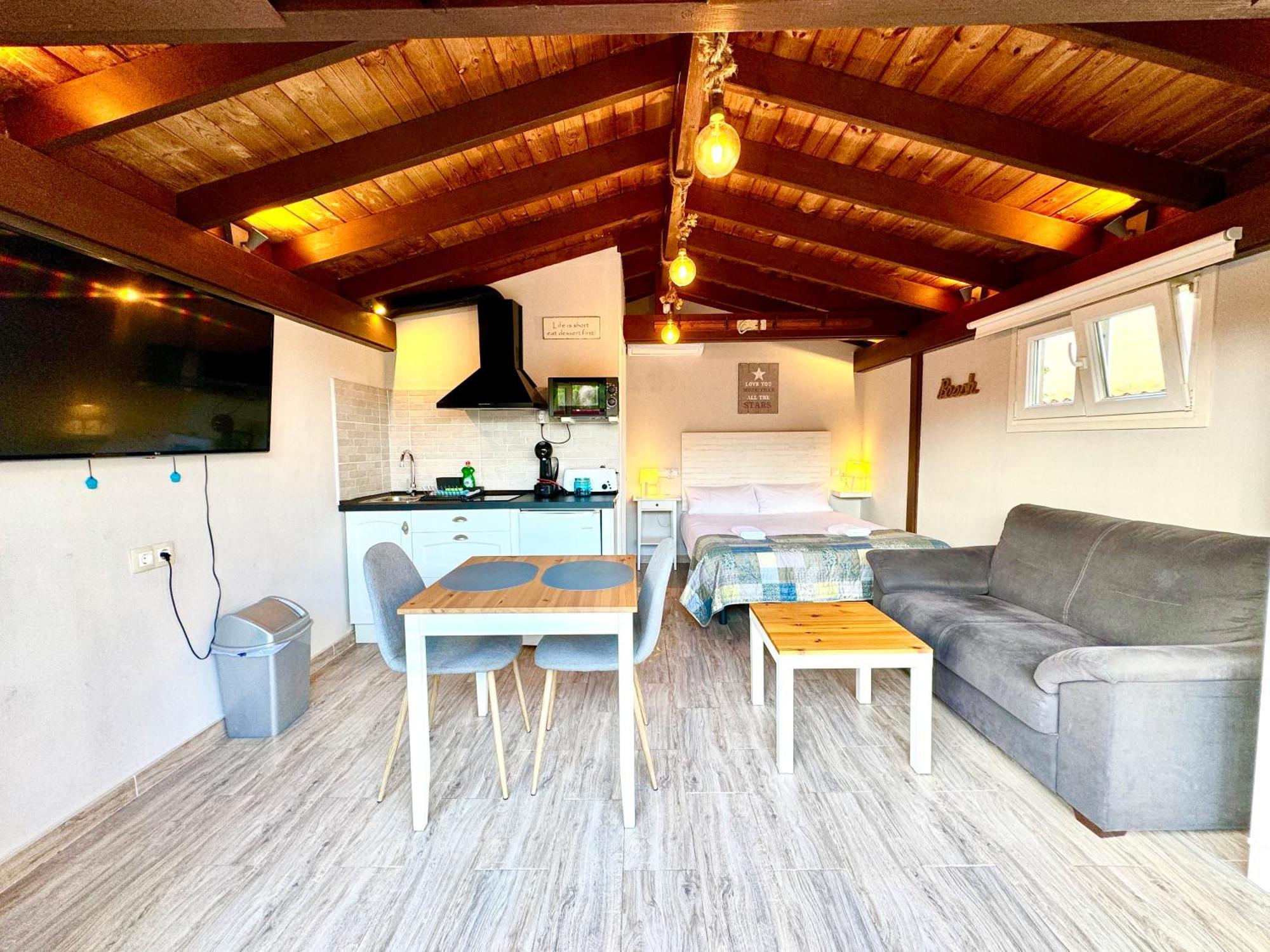 3 Casita-Estudio Con Jardin En La Playa Puerto Marino Kültér fotó