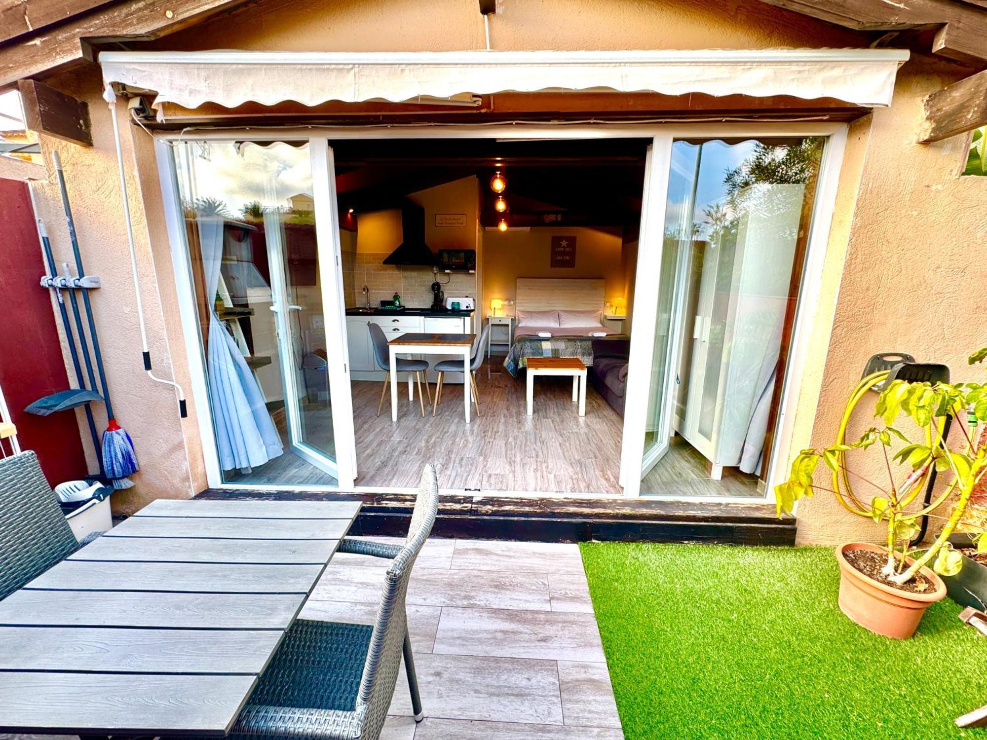 3 Casita-Estudio Con Jardin En La Playa Puerto Marino Kültér fotó