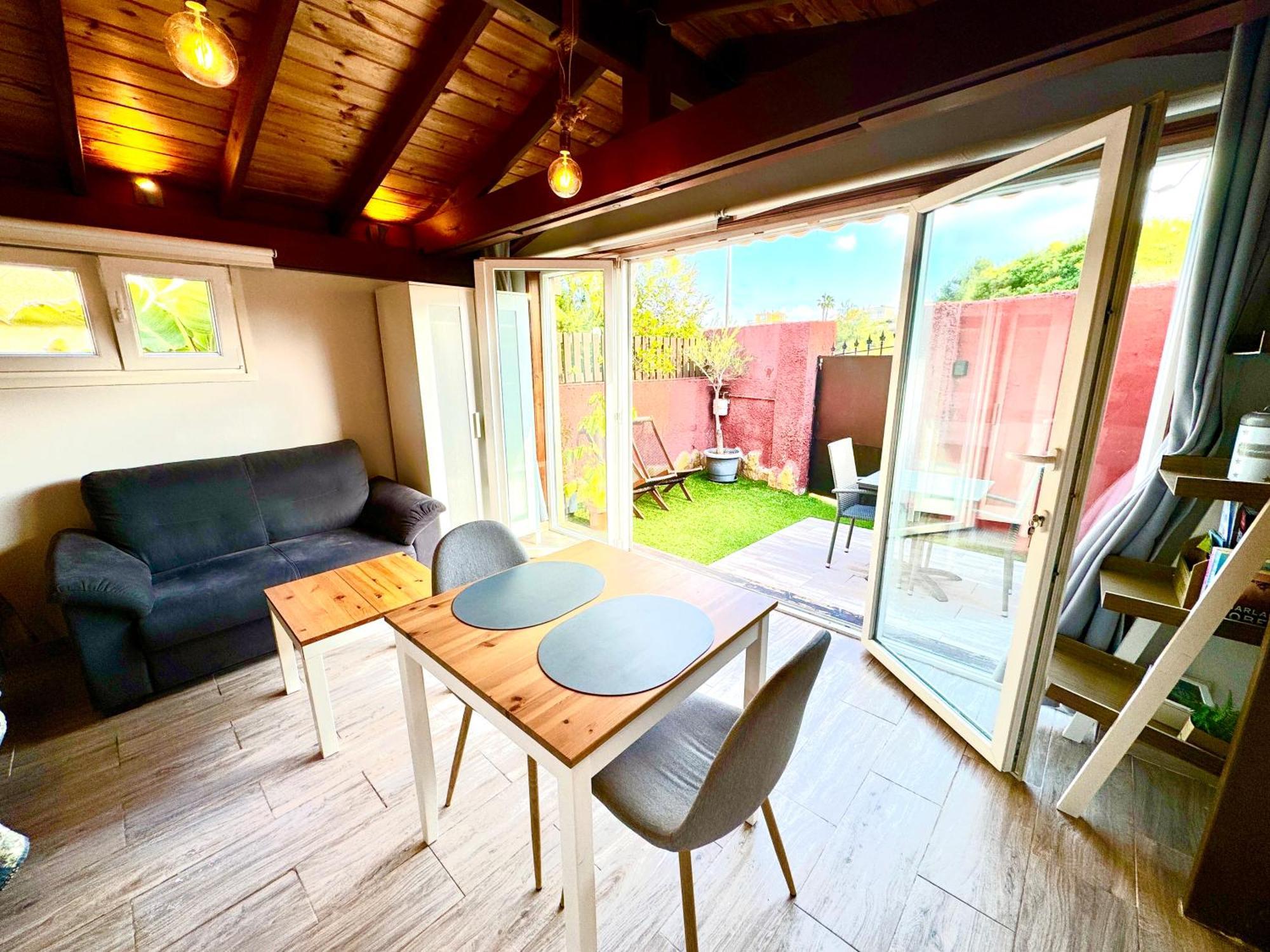 3 Casita-Estudio Con Jardin En La Playa Puerto Marino Kültér fotó